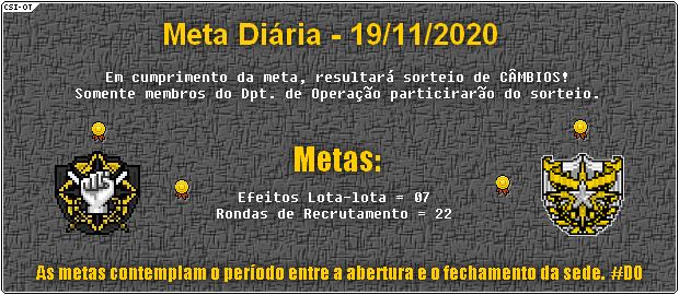 TheCSIOT's tweet photo. Boom dia senhores! E vamos começar esse lindo dia de Meta nova + Sorteios!
Foco total!
#AvanteDO #habbo #csiot https://t.co/NnMXM40kfN