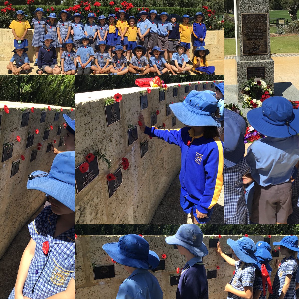 Last week 2G commemorated Remembrance Day by researching what the day is for and what we do to remember and honour those who have died at war. We finished the day with a visit to the Charles Riley RSL War Memorial, giving us the opportunity to reflect on how the day made us feel.
