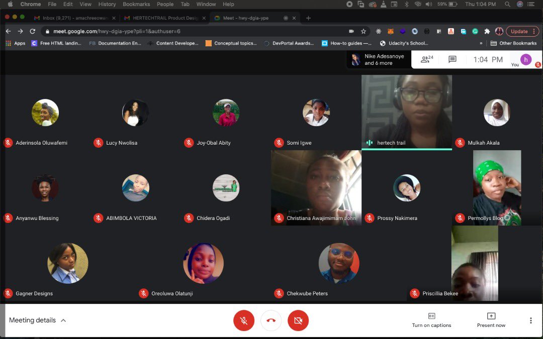 TheOwanateA's tweet photo. We’re live!

Over 30ladies in attendance 🔥🔥

#hertechtrail
#hertechtrailbootcamp2020 
#womenintech 
#productdesignbootcamp https://t.co/SknjKLDrvb