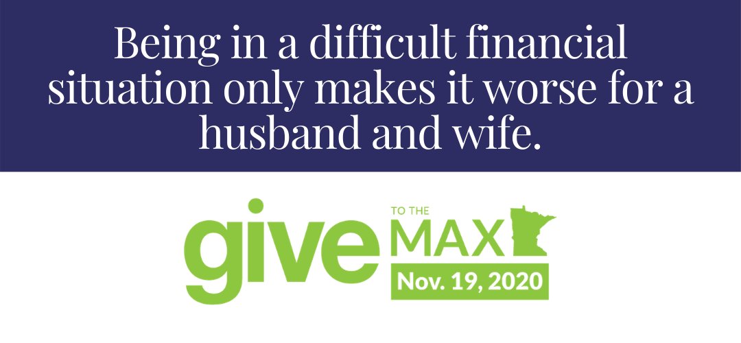 Being in a stressful financial situation can make it worse for couples. Help enrich the lives of #marriages in #Minnesota by giving to our Scholarship Fund bit.ly/32YgboY on #GTMD2020