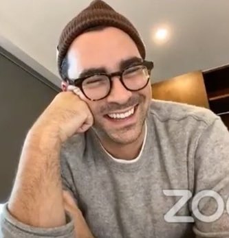 dan levy smiling during 2020 interviews, a thread: