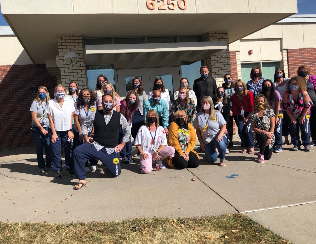 #TBT to our first “Dress Like You Have An Important Zoom Call” Day! Can’t say enough about this group of educators! That show up everyday with love, compassion, and big dreams for #FitzFalcons ! They will when we pivot too, and yes, they’ll likely wear sweat pants! #WorkMullet
