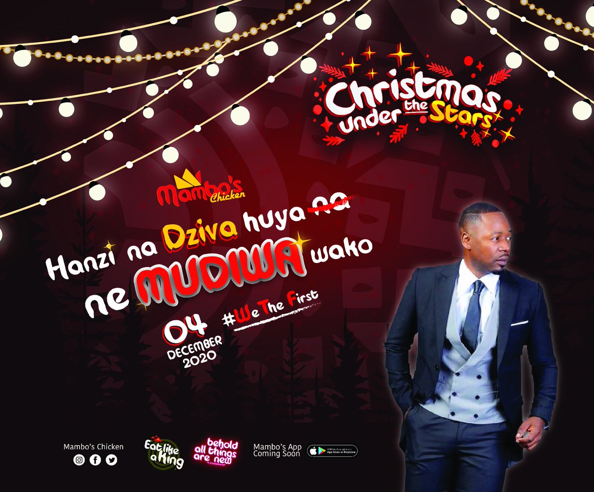 mamboschicken's tweet photo. Straight outter Tazoita Cash Records
4 December 2020
#WeTheFirst
#ChristmasUnderStars
#MambosChicken https://t.co/aILL9gOE4g
