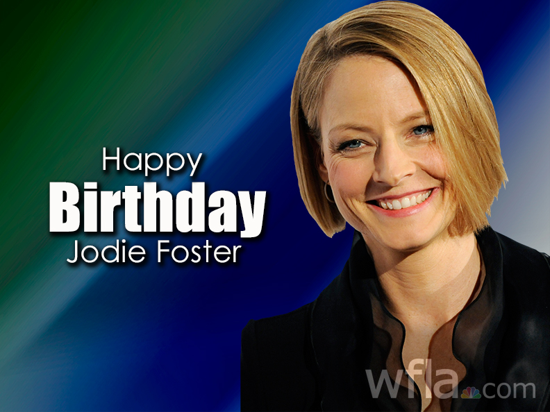 Happy 58th Birthday to actress Jodie Foster!  
