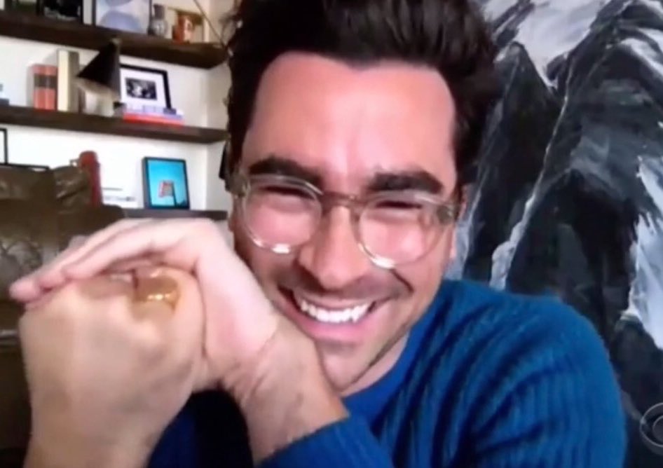 dan levy smiling during 2020 interviews, a thread: