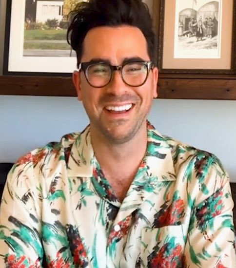 dan levy smiling during 2020 interviews, a thread: