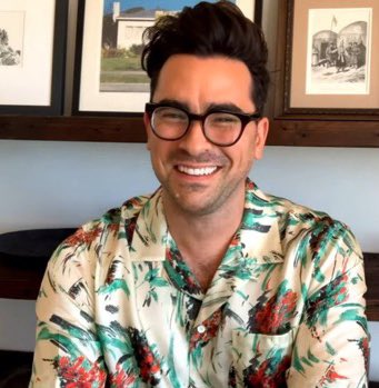 dan levy smiling during 2020 interviews, a thread: