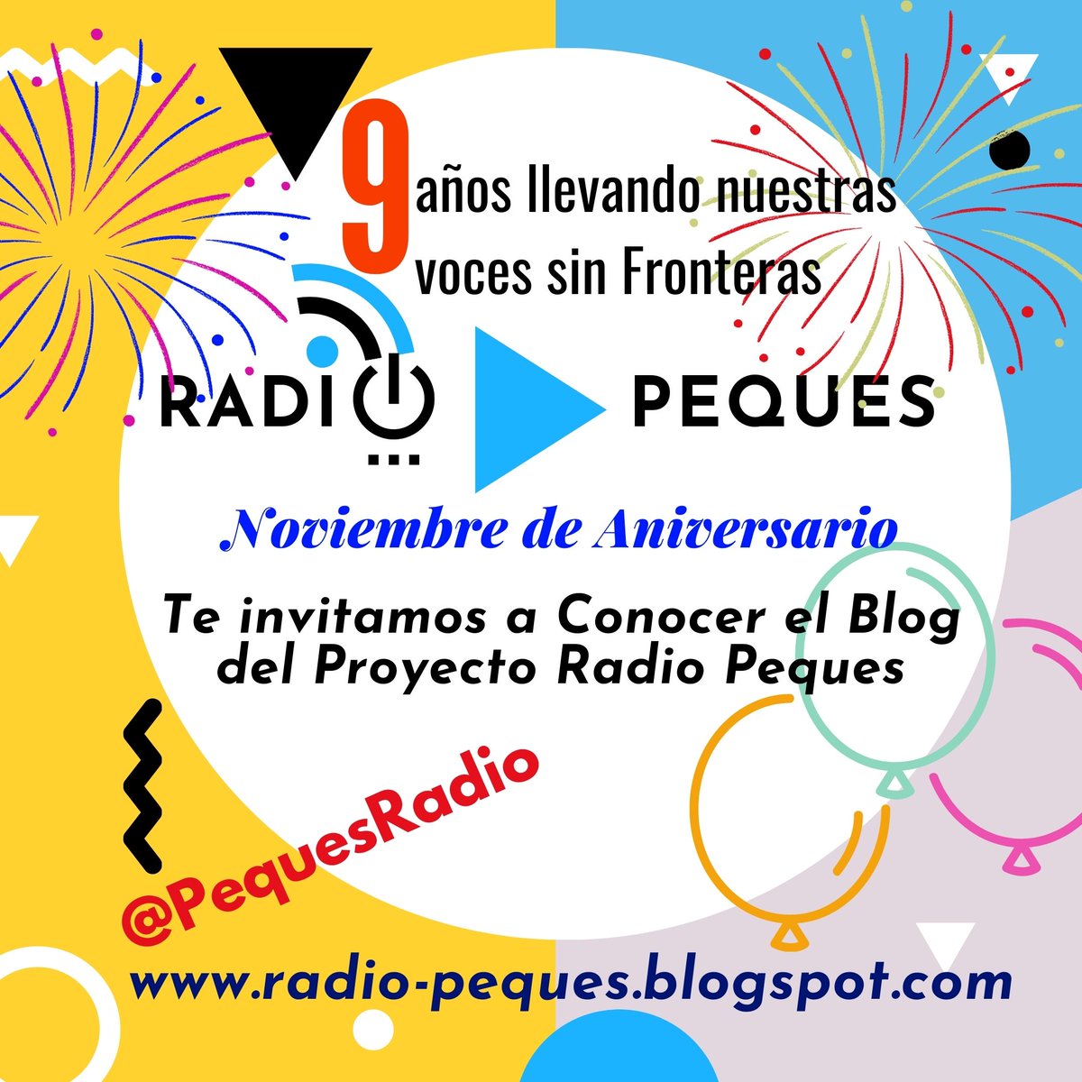 PequesRadio's tweet photo. #RadioPeques te invita a escuchar nuestra radio web  y sumarte a las actividades de aniversario en https://t.co/K67j1i22zA #TúVozSinFronteras @charlychaves @taucetinet @liberaturadio @lubrio @feijoojimenez @RadioUrquia https://t.co/1j1lmDkoZ1