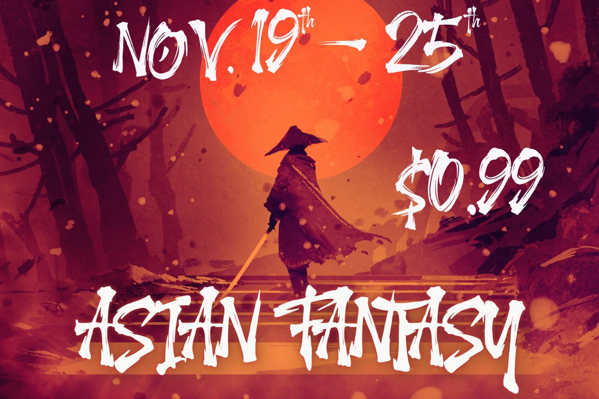 BooksAsian's tweet photo. We've organized a 99c sale featuring 22 Asian-themed SFF books, including last year's #spfbo winner, Sword of Kaigen.
@JCKang804 @gwendamned @M_L_Wang @DorothyDreyer @wmussell @MarkHenwick @officialknlee  @alishaKlapheke @FallenKittenPro @lizdelton 

https://t.co/iz2cfOhQux https://t.co/2p8WvoLerR