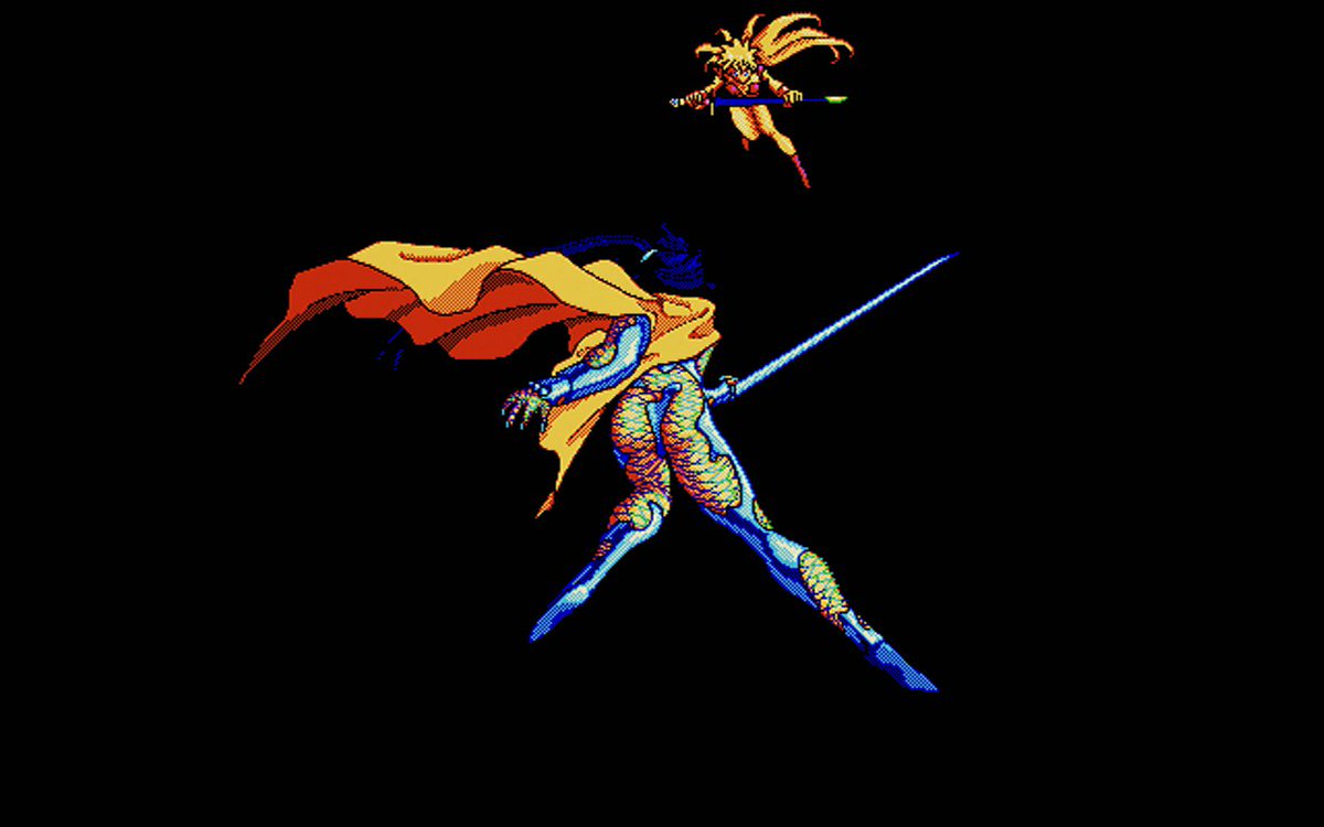 PC-98版プリンセス・ミネルバ10日目⑧：最後はビジュアルシーンを挟ん