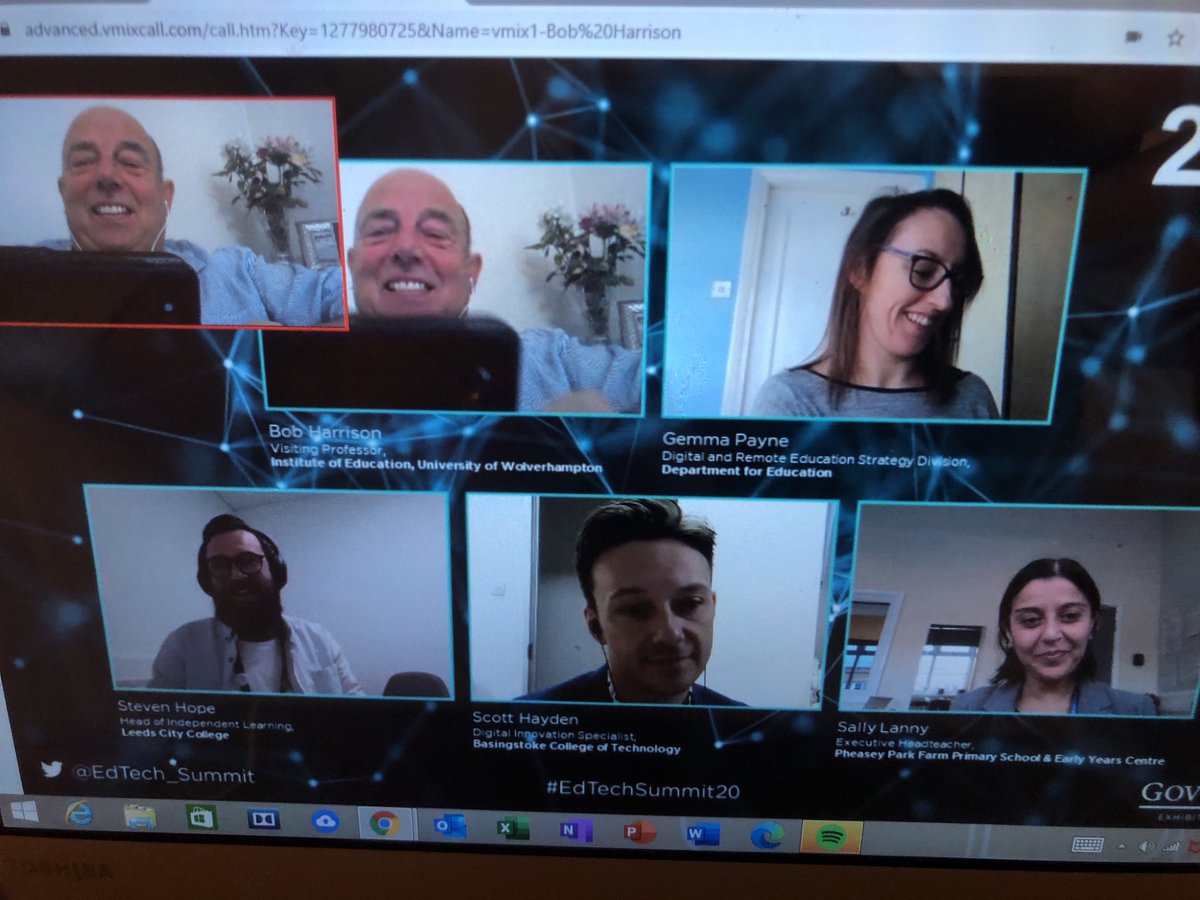 BobHarrisonEdu's tweet photo. Really engaging discussion at #EdTechSummit20 “ is technology changing the education paradigm?” In summary the responses suggests it’s teachers and learners using technology effectively which is changing the paradigm https://t.co/L9MTkvrZCz https://t.co/WdakHLVycI