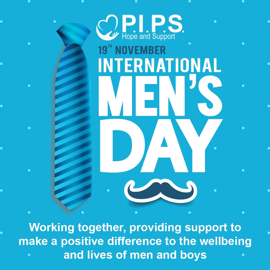 Today is #internationalmensday &amp; we want to encourage men &amp; young males to look after their wellbeing. 

Now, more than ever, men &amp; young males need to reach out for support if they are struggling. 

We are here, to provide support
☎️ 028 3026 6195 
📧 info@pipshopeandsupport.org