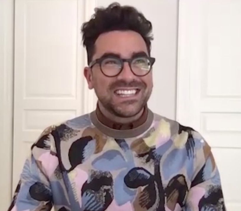 dan levy smiling during 2020 interviews, a thread: