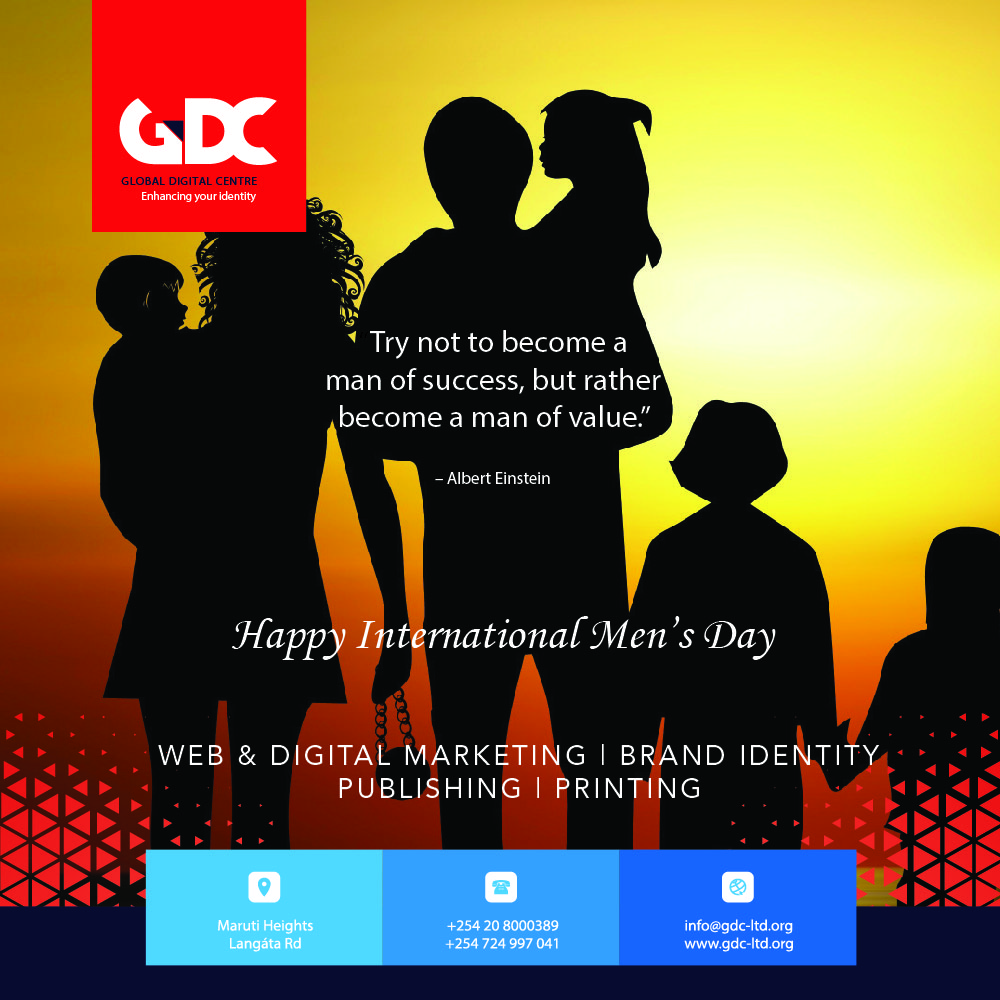 GlobalDigitalC3's tweet photo. Happy men's day from us
#MensDay #creativeagency #branding https://t.co/GDT2MSbDkd