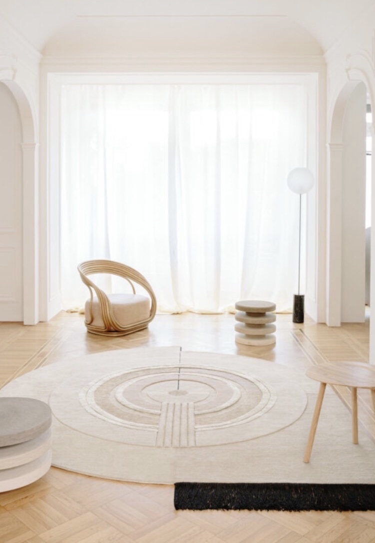 DOrefice_Studio's tweet photo. Thrilled to have participated in this  image of @cctapis with Bliss ultimate by @maeengelgeer 👏👏👏 
combined with Charta side tables ⚫️⚪️
.
Ph. @_marinadenisova_ 
Art @motel409 
.
#cctapis #cctapisrugs #white #whitemood #collectibledesign #gesture #charta #sidetable https://t.co/ZDfPrgOyqT