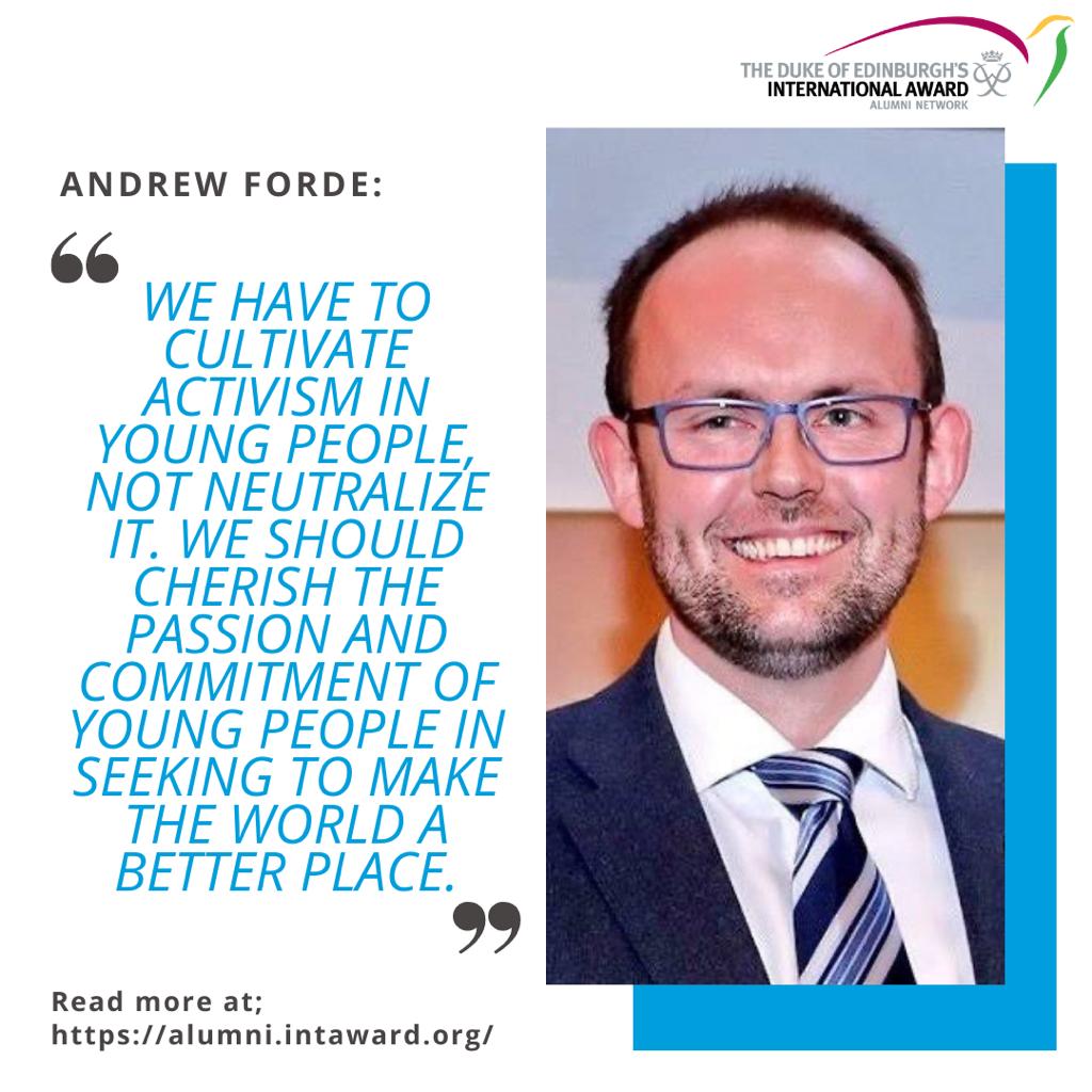 IntawardAlumni's tweet photo. #IntawardAlumni Andrew Forde is Head of Rural Strategy and Social Enterprise for the Irish Government. In this interview, Andrew share's his insights on rural development, youth participation in governance, and more. Read on here:

#WORLDREADY

https://t.co/LJWSbL8LUZ https://t.co/8gBnE2YTmx