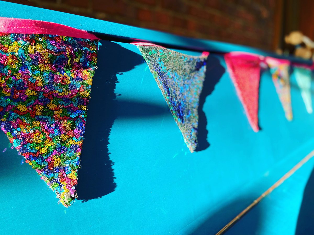 charliesfight's tweet photo. Our sparkly bunting arrived today ready for our virtual charity ball next Saturday! Huge thanks to @EmmaBuntingUK for supplying our event with wonderful bunting again. You can grab your tickets to the ball here https://t.co/LI2r58e8VO #VirtualCharityBall #Bunting #MakingItSpecial https://t.co/rj9qtB2gZD