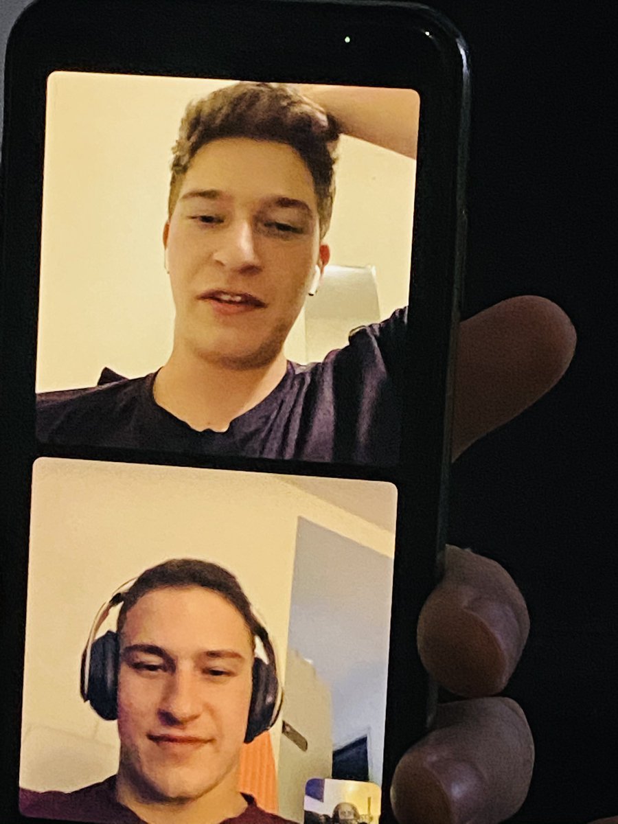 Feels like they are so close, yet thousands of miles away. I love FaceTime!