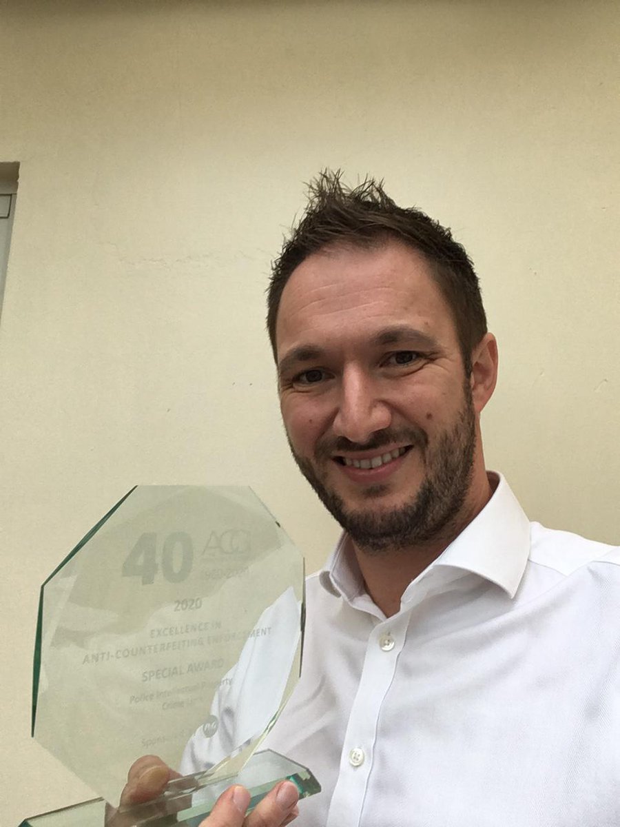 CityPolicePIPCU's tweet image. Delighted to have been awarded 2 awards at this years virtual @The_ACG Awards for Excellence🏆

DCI Nick Court said

"I am extremely proud of my team for this achievement, every member of the team works tirelessly to tackle IP crime &amp;amp; this award acknowledges all their hard work