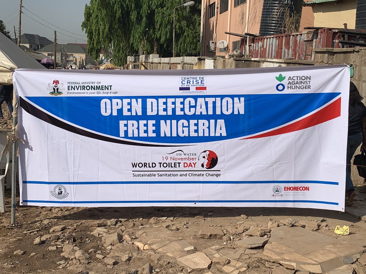 EHS_Division's tweet photo. All is set for the Commemoration of 2020 World Toilet Day. Waiting for the arrival of the Hon. Minister @DrMuhdMahmood at The Esu of Maje’s Palace Jabi, Abuja. https://t.co/ThLbPft6uw