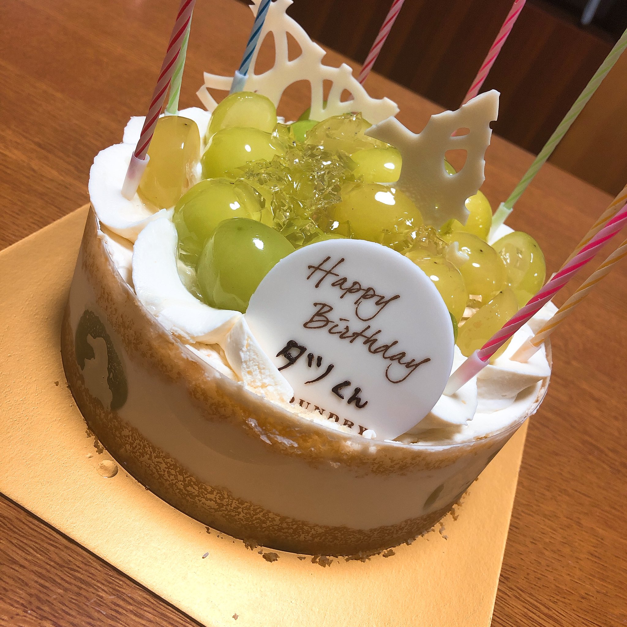 枢木あおい 在 Twitter 上 ケーキ ハッピーバースデータツくん 草 T Co Kd27n9tymq Twitter