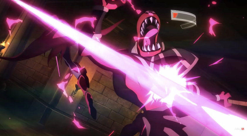 Thanks to  @luckyped10 I realized that this scene is most likely from Kirito's PO! If you pay attention, Asuna is using a Sword Skill (linear) against a boss who has only a few HPs left, performing an overkill. And that's when Kirito first approaches Asuna.