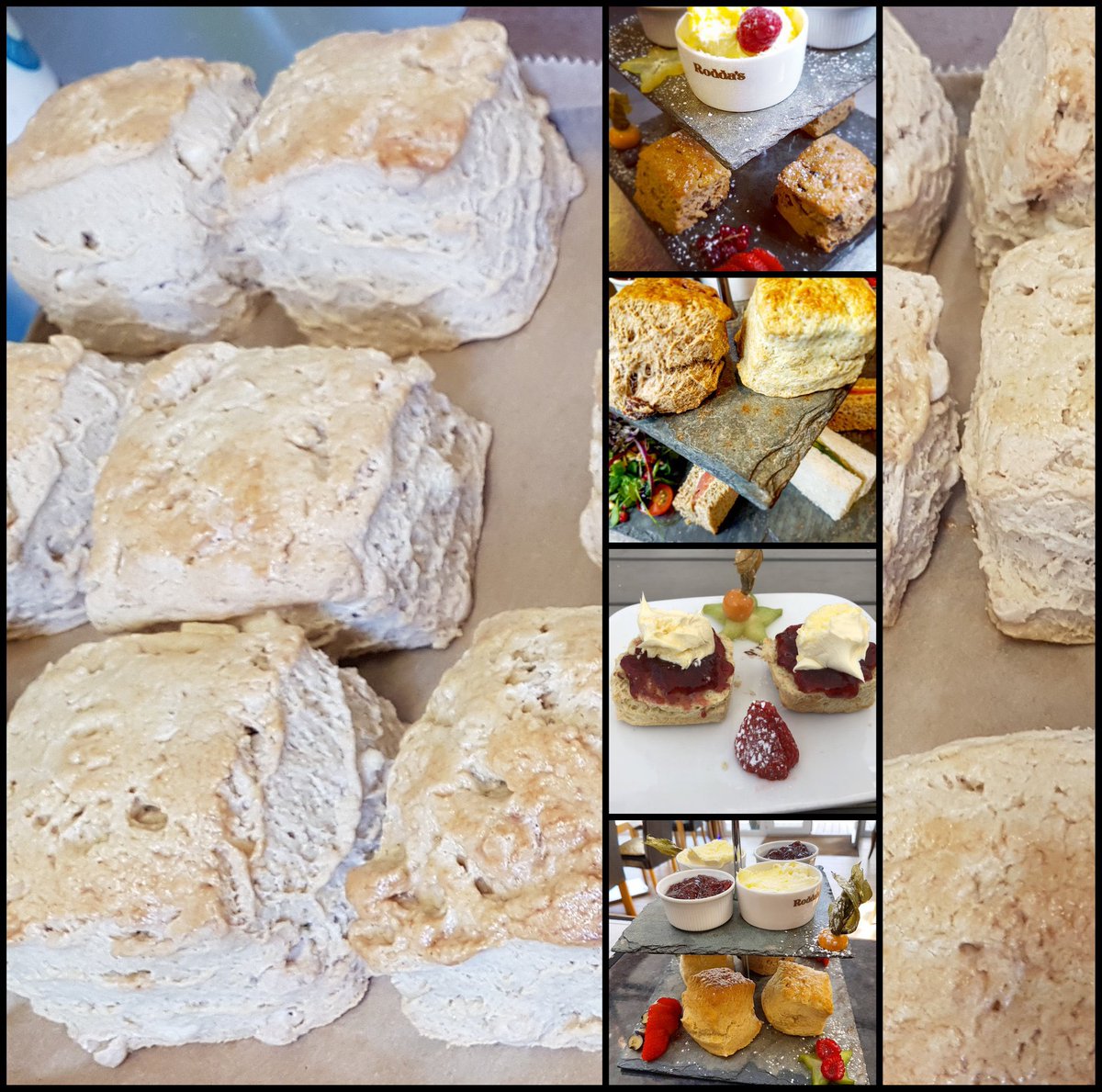 Jam_First's tweet photo. @TheWaymarker And thank you for the #SquareScones. You will be greatly missed. Three cheers for @TheWaymarker folks, hip hip... hip hip... hip hip... #CreamTea #JamFirst https://t.co/UMrZy49Bfh