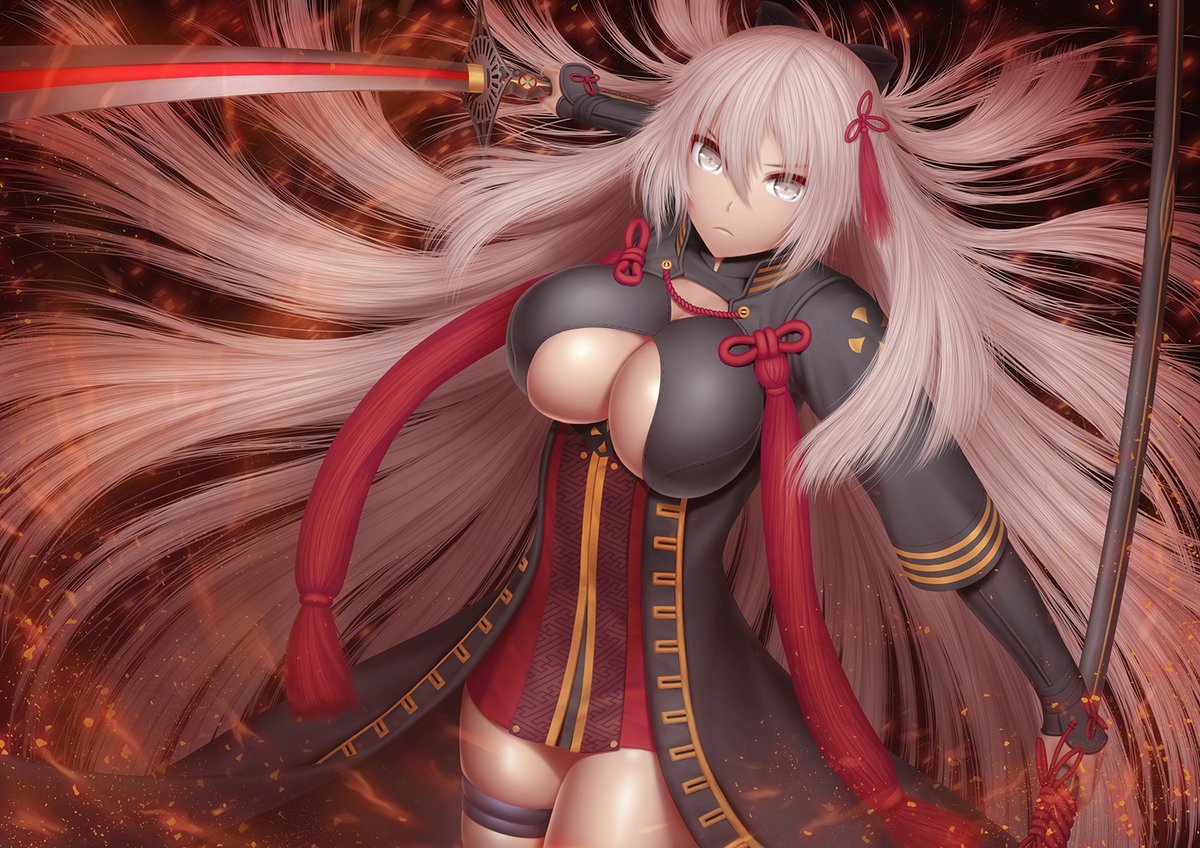 jeanne_d'arc_alter_(avenger)_(fate) ,jeanne_d'arc_alter_(avenger)_(third_ascension)_(fate) ,ジャンヌ・オルタ 「フォローしてくれたら励みになります? 
#絵晒したらみんながブァァァってRTして」|真紗弥 光一（まさやこういち）@1月からのお仕事募集中のイラスト
