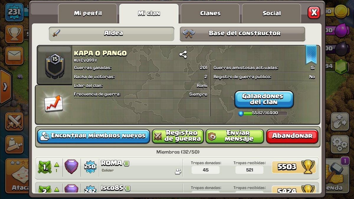 Hace poco más d 1 año y medio comenzamos este nuevo y ilusionante proyecto, hoy pasamos la barrera d las 200 guerras ganadas, Go KOP! 💪🏻💪🏻