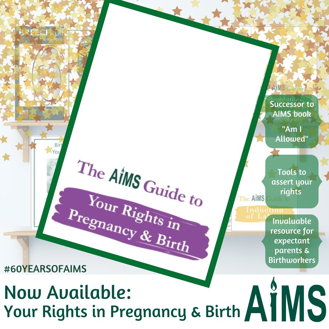 AIMS_online's tweet photo. How to assert your rights - without being aggressive!  

The new AIMS Guide to Your Rights in Pregnancy &amp; Birth is now available. https://t.co/FHqf5A4TEN

#BirthBooks #DoulaBooks #ParentingBooks #PregnancyBooks #MidwiferyBooks #60YearsofAIMS #ObstetricBooks #InformYourself https://t.co/wSfSS98lnz