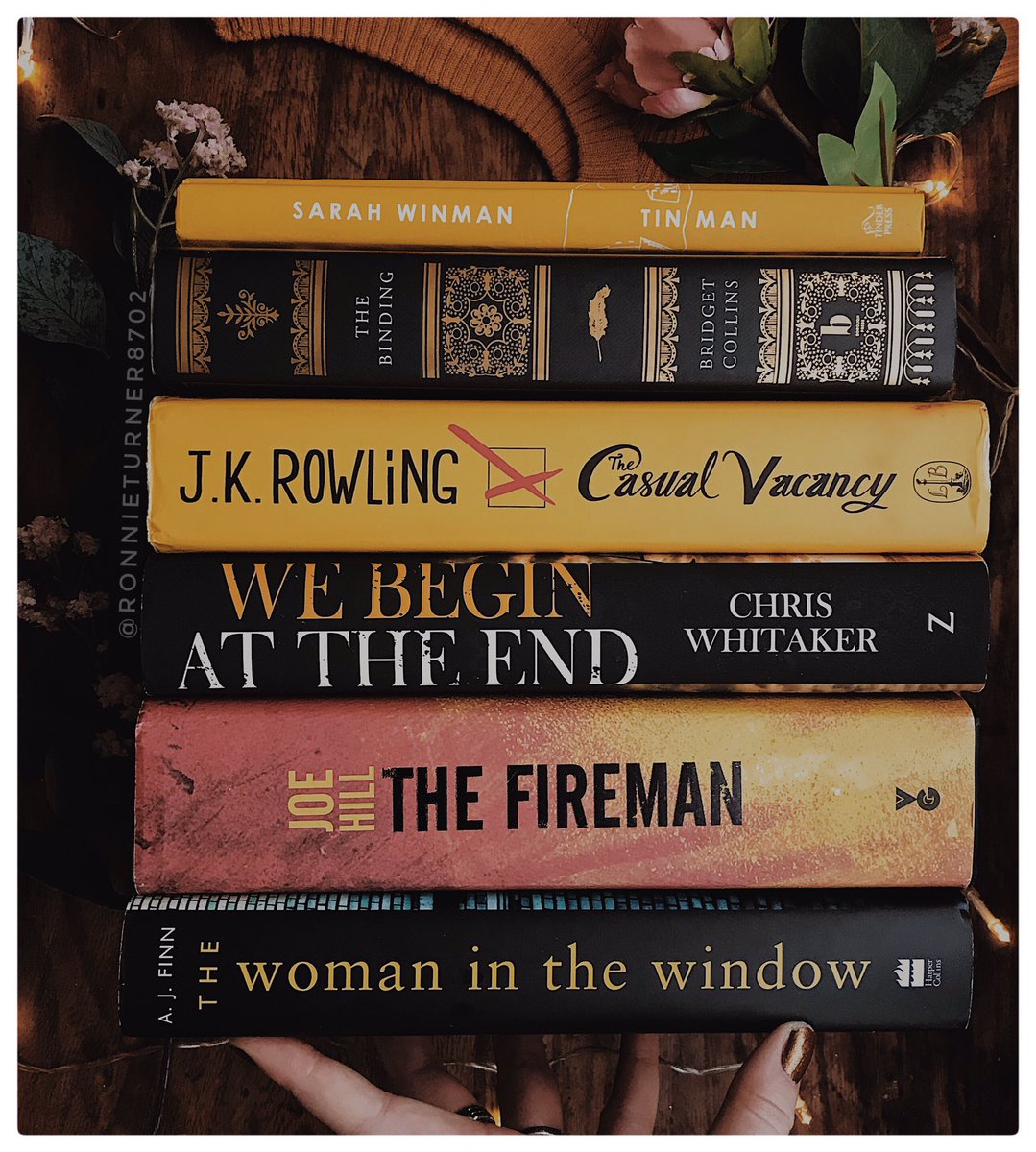 Ronnie__Turner's tweet photo. Hereโs my attempt at the #BeeBookStack! ๐
I have a soft spot for yellow book covers! They are just so cheerful, arenโt they?! Have you read any of the books in this stack? ๐๐
#hyggemoment #warmtones #ofcosymoments #justread #cosyautumn #lovetoread #cosytime #booksofig https://t.co/TD79vBdhpY