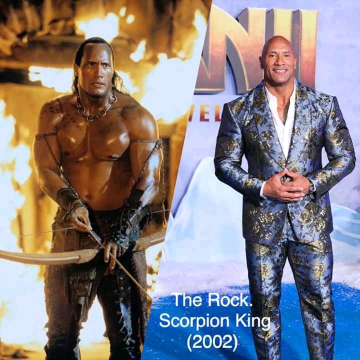 Thread of Actors and their first movie1. The Rock ( Scorpion King 2002)