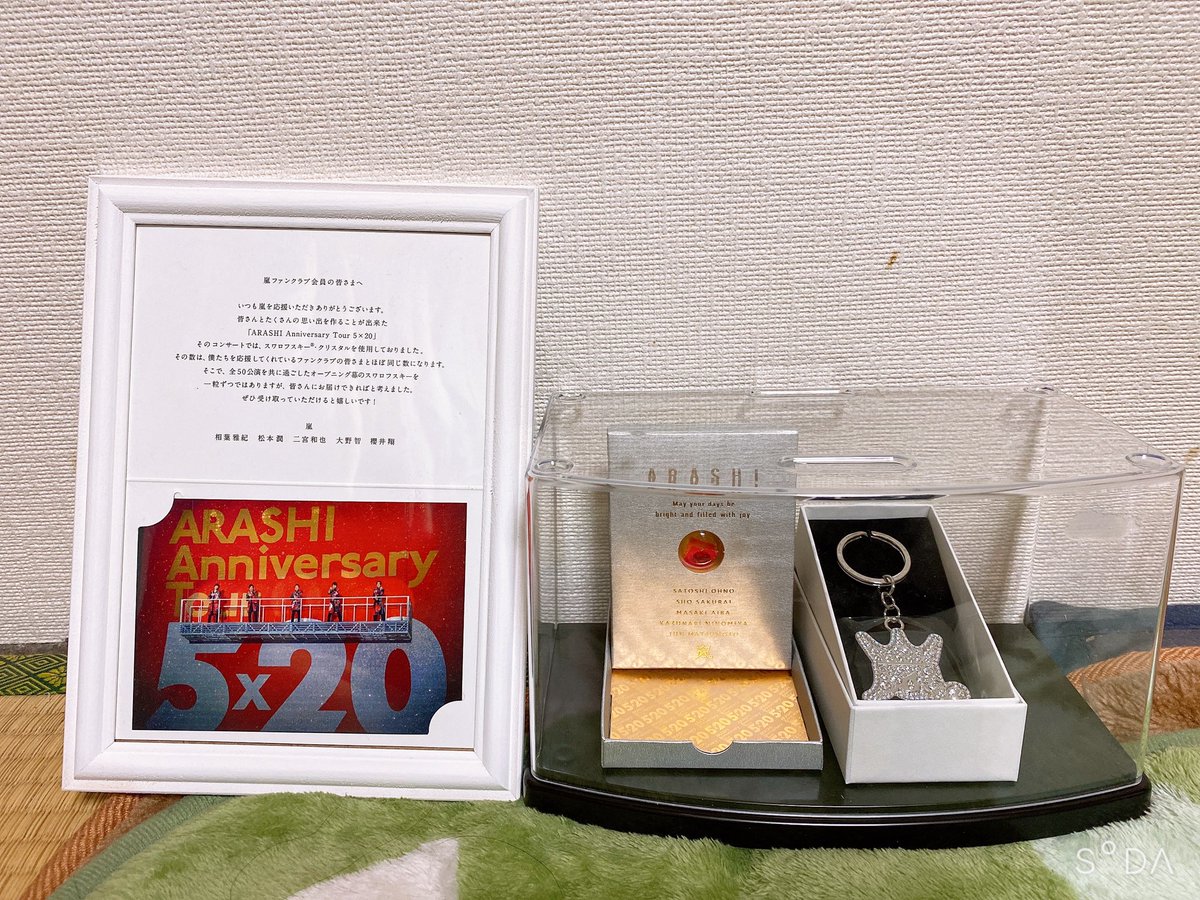 嵐 スワロフスキー シルバー フォトフレーム 銀テ付き 嵐 20周年