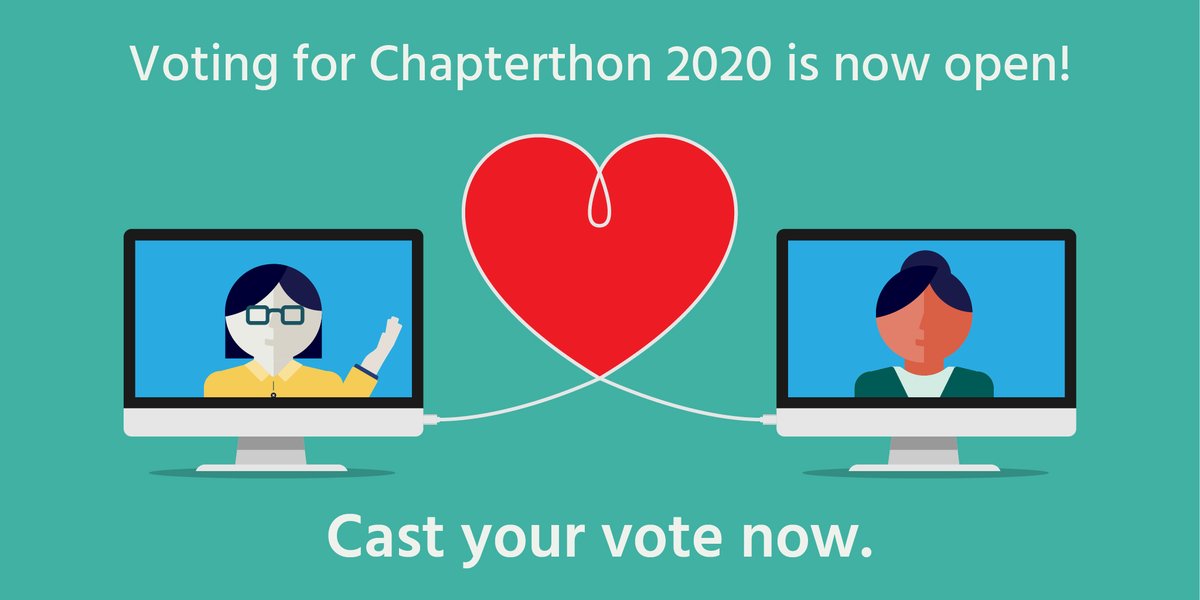 ISOC_Community's tweet photo. THANK YOU for all your votes in the 1st round! Excited to present the 12 finalists you voted through to the 2nd round!! 🥁 🎉 https://t.co/XIFe40OEq8  - congratulations!!

Now, who will be the WINNERS of #Chapterthon2020 #IHeartTheInternet?? Time to cast your final vote!! https://t.co/7Is5ZCvuCQ