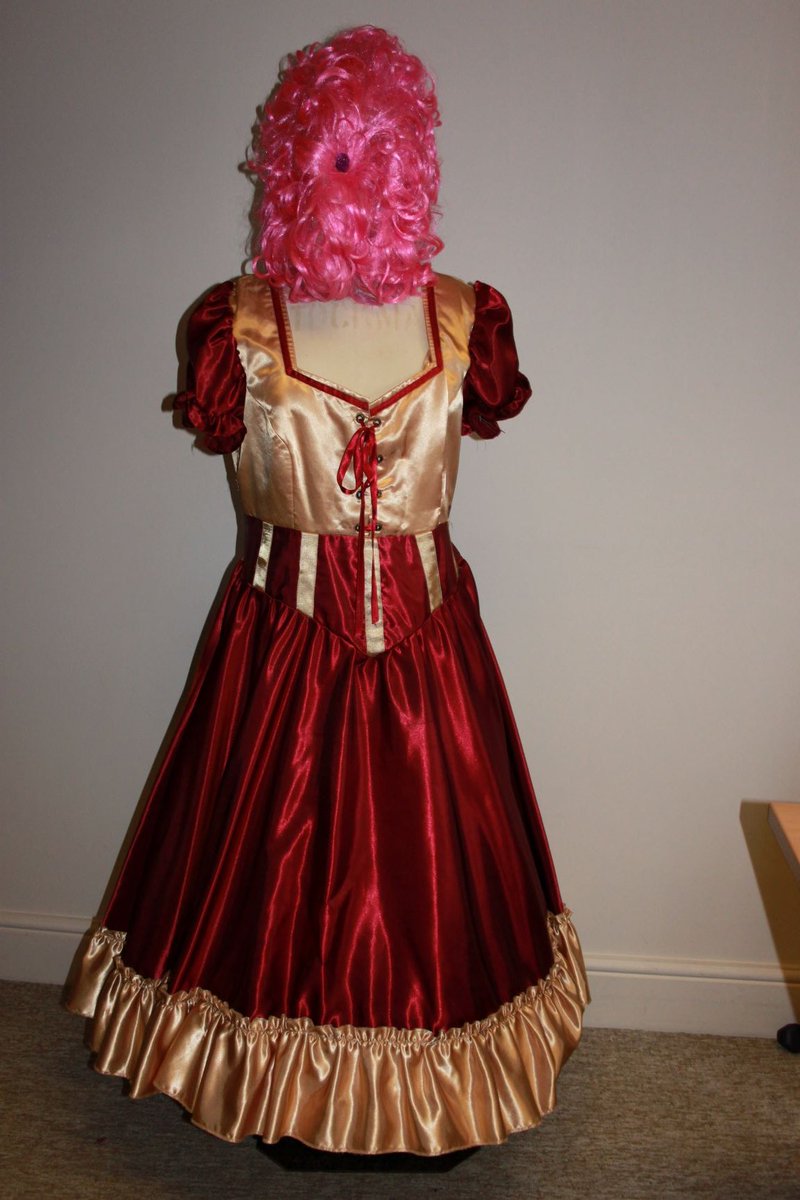 Prepping a dame for Beauty and the Beast