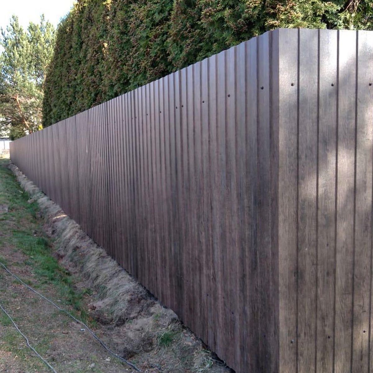 Забор из цсп своими руками