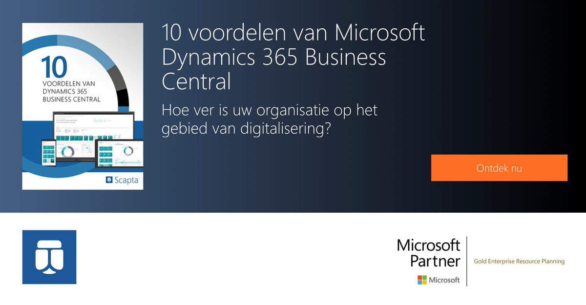 ScaptaDynamics's tweet image. Hoe ver is uw organisatie op het gebied van digitalisering?
Ontdek via onze Whitepaper of Quickscan of je het maximale uit uw organisatie haalt 👉🏻 lnkd.in/g__riRK
#microsoft #dynamics365 #voordelen