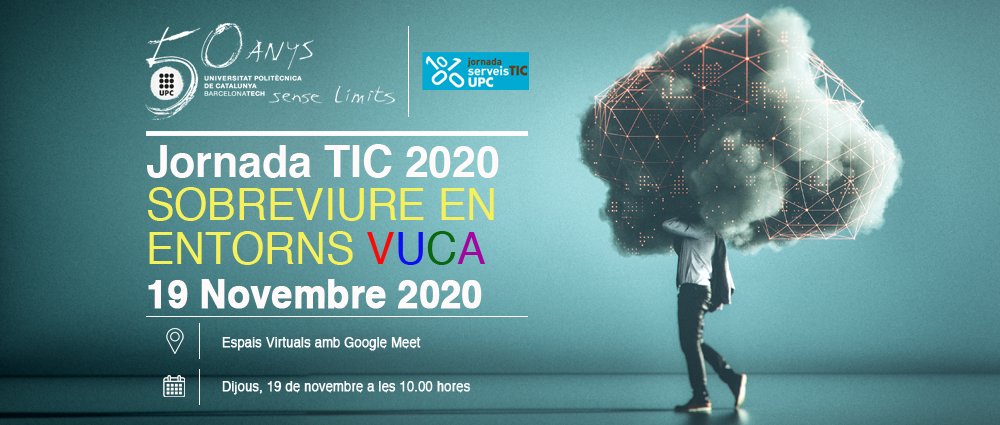 manelrodero's tweet photo. Tot preparat per començar la Jornada del Serveis TIC de @la_UPC 2020 que aquest any tracta sobre entorns #VUCA.

Es pot seguir en directe pel YouTube:
https://t.co/Ez6pmsx3K6

#JornadaTICUPC #50anysUPC https://t.co/FUeSy7QDEv