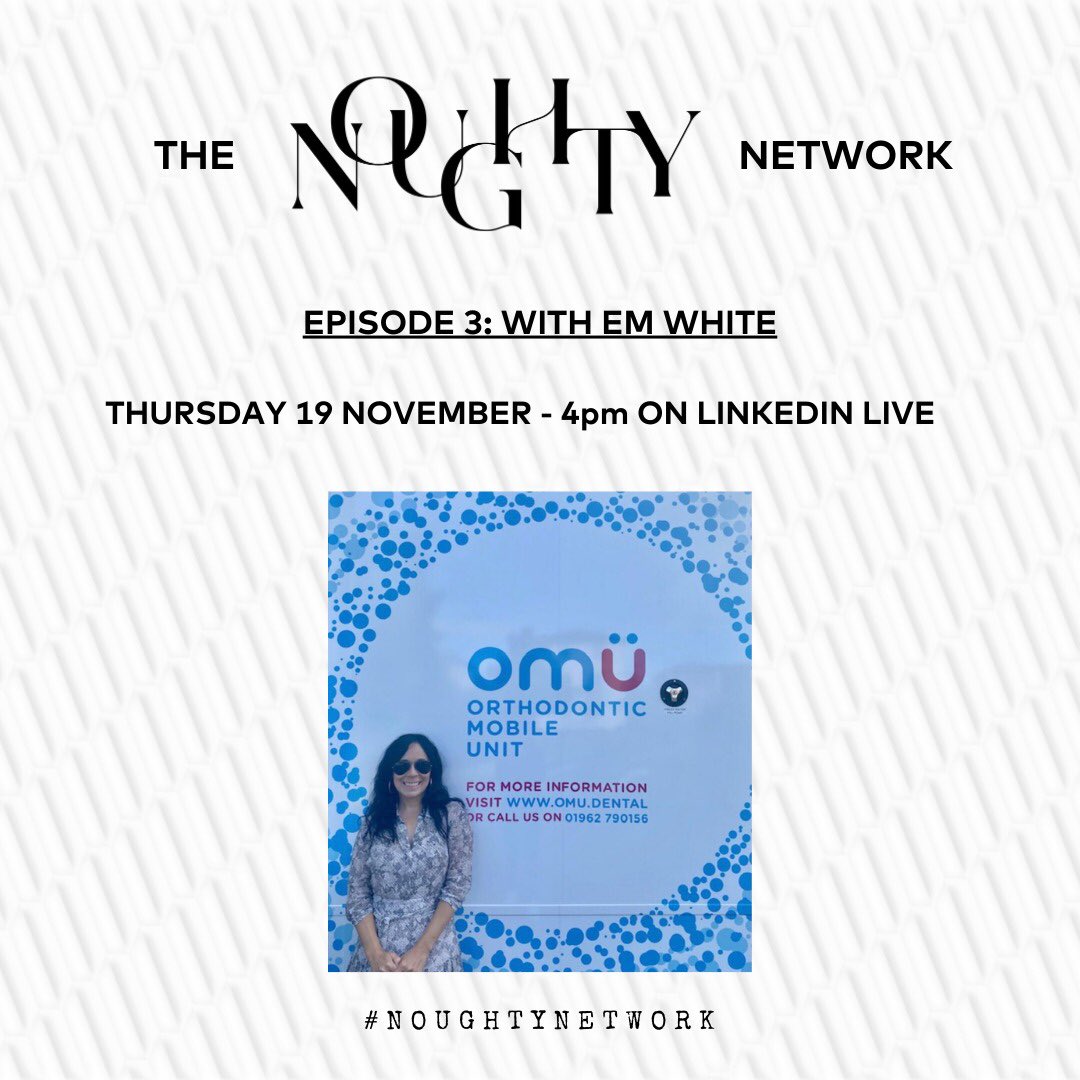 LinkedIn Live today at 4pm UK time. Former English &amp; Drama teacher &amp; now CEO of an innovative business, OMÜ - Orthodontic Mobile Unit. <a href="/emmafaithwhite/">Em White</a>  &amp; dentist husband, Ben’s idea was to take their established Orthodontic service to schools. #Entrepreneurs <a href="/omudental/">OMÜ</a>