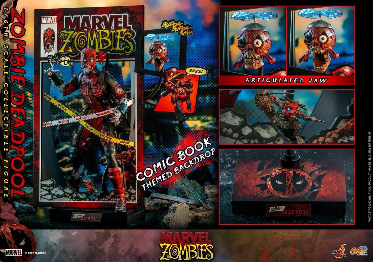 PAkihabara's tweet photo. Se ha anunciado un nuevo #HotToys .En este caso es de #DeadpoolZombie https://t.co/bl1vTG7PPz