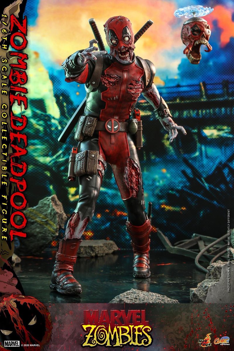 PAkihabara's tweet photo. Se ha anunciado un nuevo #HotToys .En este caso es de #DeadpoolZombie https://t.co/bl1vTG7PPz