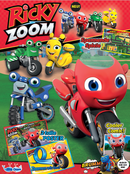BlueOceanNews's tweet photo. Freie Fahrt für Ricky Zoom - Blue Ocean veröffentlicht das offizielle Magazin zu den Bike-Buddys: https://t.co/D6740oK4KU https://t.co/1UndVLiStq