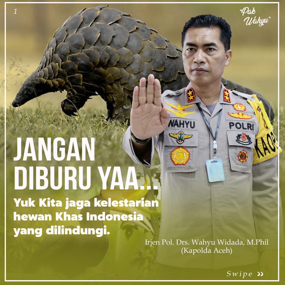HumasPoldaAceh's tweet photo. Yuk kita jaga dan lestarikan....!!!

#Bidhumaspoldaaceh 
#multimediahumaspoldaaceh 
#KapoldaAceh 
#spripimpoldaaceh https://t.co/Qb6G78sITx
