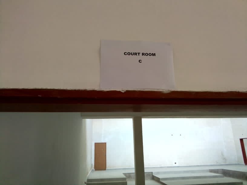 JSCZim's tweet photo. TOUR OF THE CHINHOYI COURT BUILDING SITE: Today the Chief Justice Hon Luke Malaba and the Judge President Hon Chiweshe accompanied by the JSC Secretariat, take a tour of the Chinhoyi Court Building to assess progress made to date.
#Progress2020
#AccesstoJustice https://t.co/xfuMaAt4v0