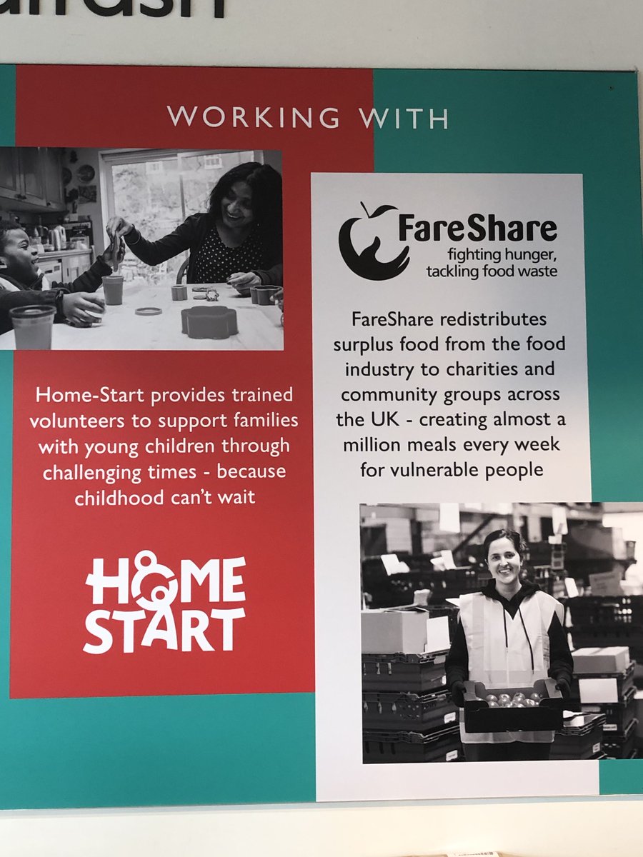 HomestartSWDev's tweet photo. Our Scheme Manager Zoe went to visit the Saltash store of @waitrose yesterday and met up with Sophie to talk about the new partnership. The campaign 'Give a little love' has been rolled out throughout the store, Doesn't it look great! Lots of lovely merchandise too. 😍❤️❤️ https://t.co/dvNfujiLtN