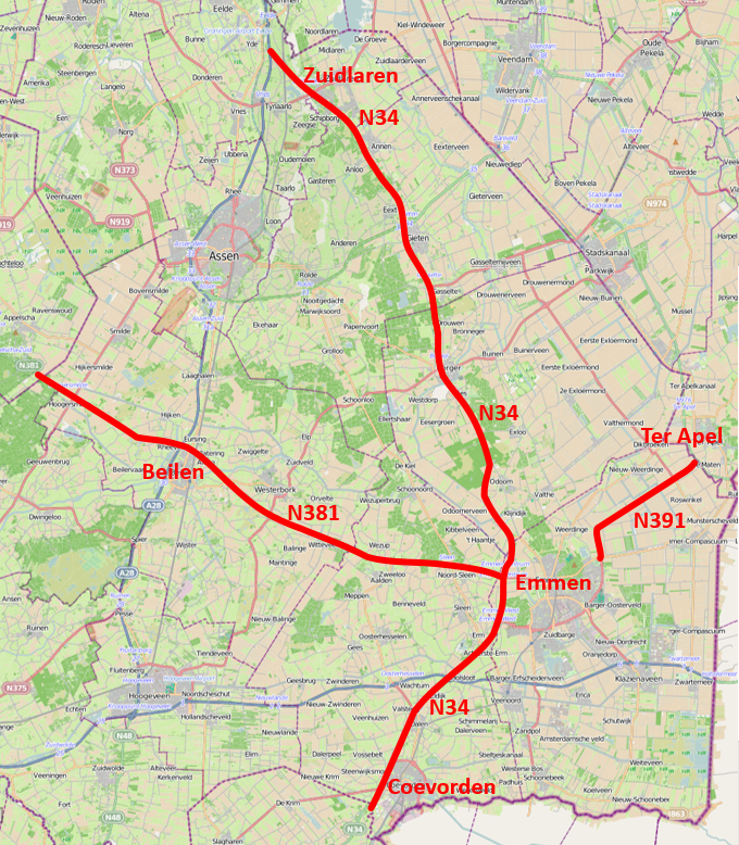 vbdrenthe's tweet photo. Rij je wel eens op de #N34, #N381 of de #N391? Wat vind jij van het verkeer op die wegen?  Vul onderstaande vragenlijst van @ProvDrenthe in! Zo help je deze wegen veiliger te maken voor jezelf en anderen. https://t.co/kZLw6P40BE https://t.co/weftl8iGhr