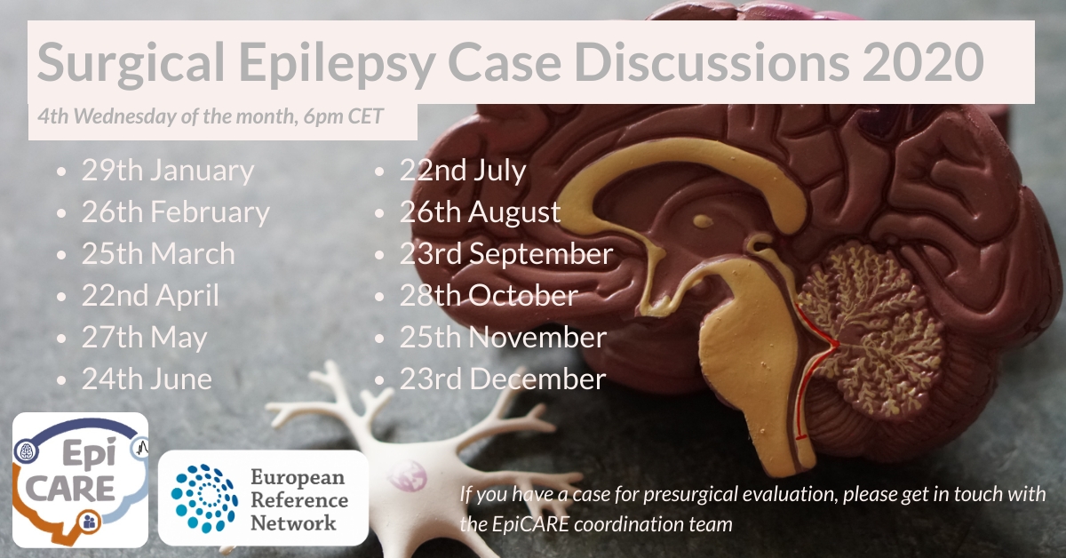 EpiCARE_ERN's tweet photo. #EpiCARE holds regular case discussions to help clinicians with the #surgical evaluation of their #epilepsy patients. 

Our surgical online seminar is on the 4th Wednesday of the month. You need more info? Drop us a line: info@epi-care.eu https://t.co/1A3GzDSZdJ