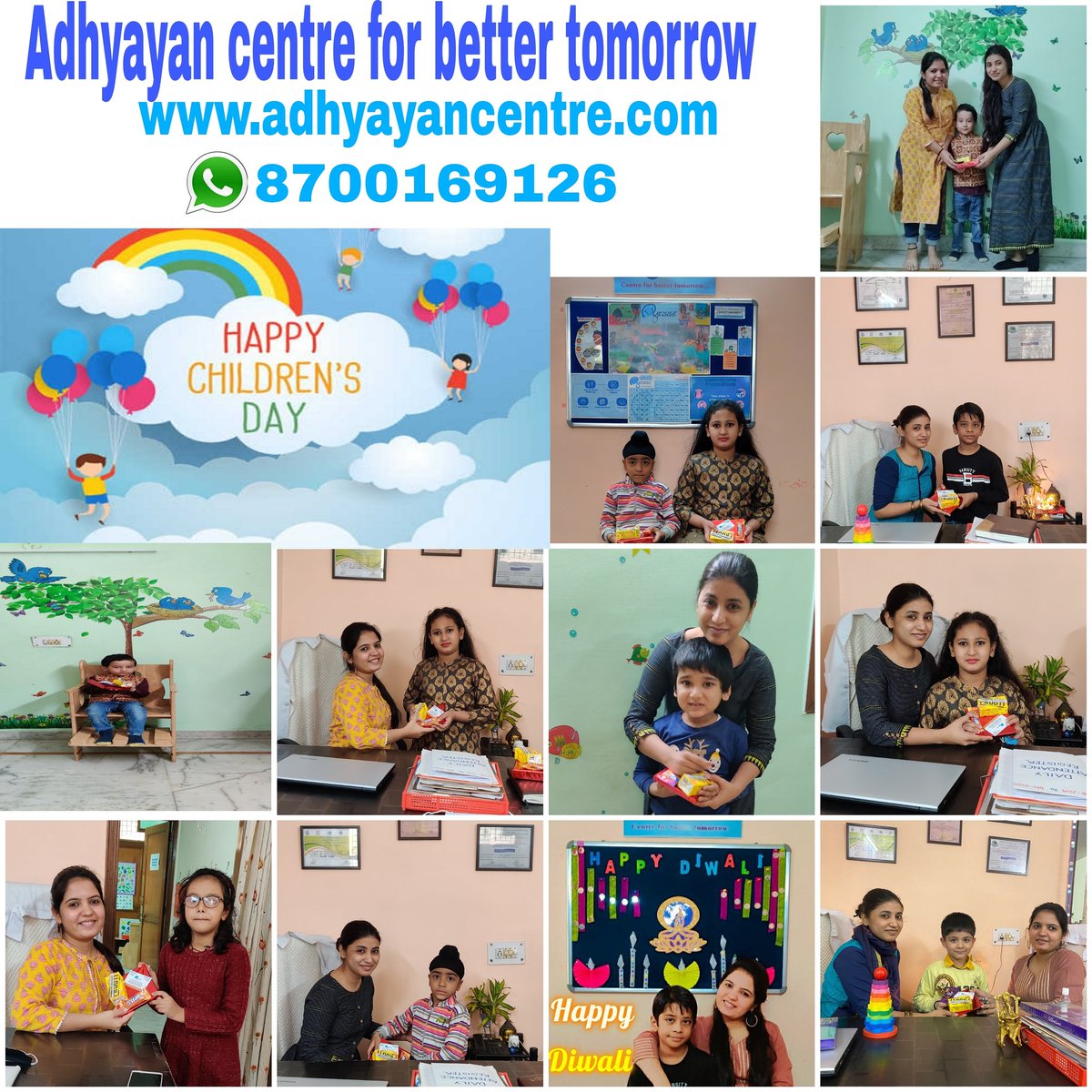 AdhyayanFor's tweet photo. Diwali and Children's Day Celebration@adhyayancentre https://t.co/1pBWlJe3Qf
