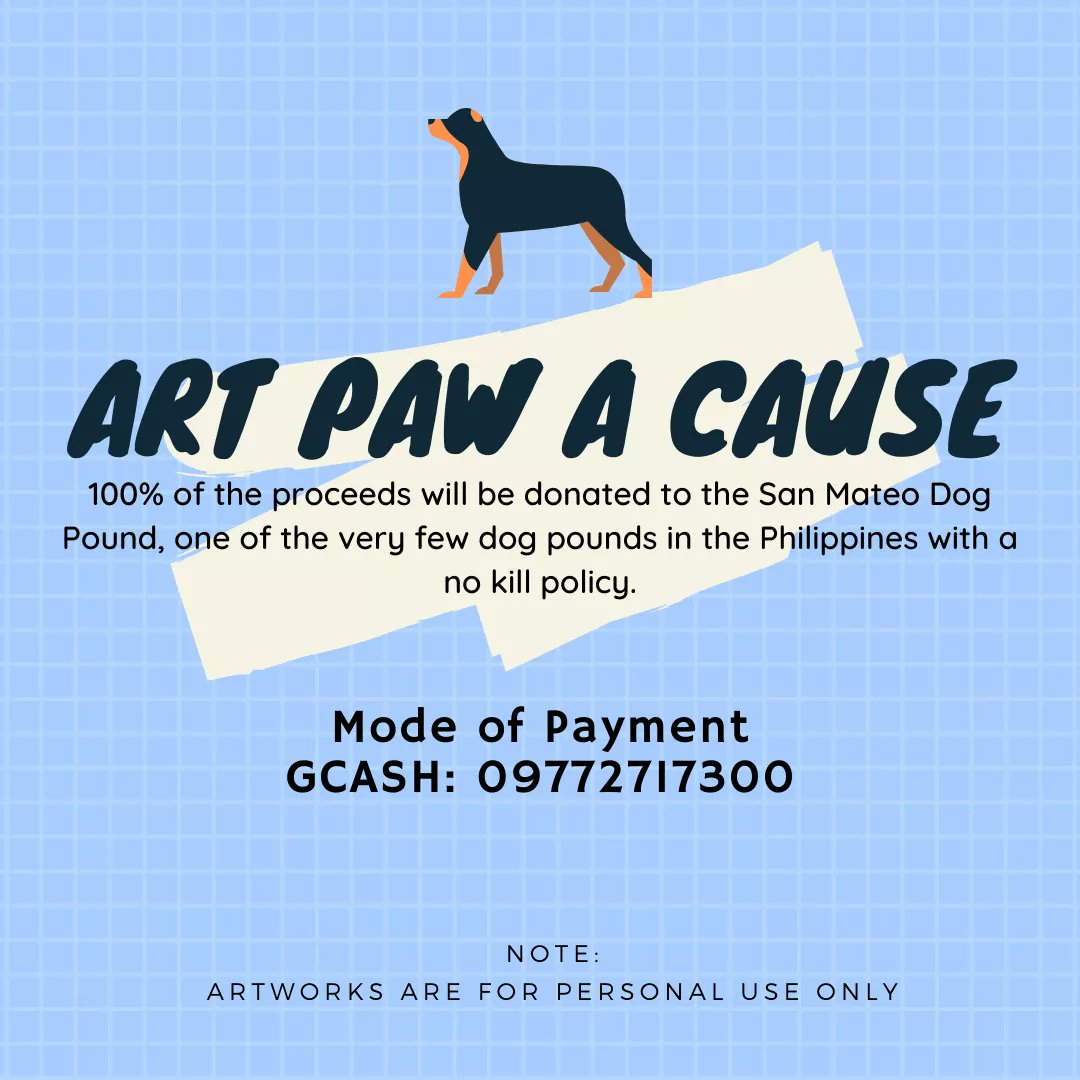 alapaapstudios's tweet photo. help a paw in need! 

Together with @kpupph, we are offering art comissions as a fund raising event for San Mateo Dog Pound in Rizal. https://t.co/vf07MpyzCo