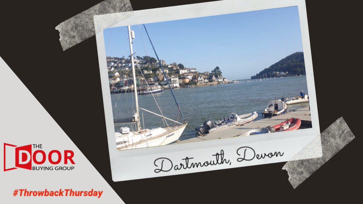 doorbuyinggroup's tweet photo. For #ThrowbackThursday, we’ve had a look in our photo album to share with you one of our photos of our beloved #Devon This photo was taken by one of the owners of #TheDoorBuyingGroup of the beautiful #harbour town of #Dartmouth (makes you long for ☀️) Do share with us your 📷 #UK https://t.co/yHSP0V7LFm
